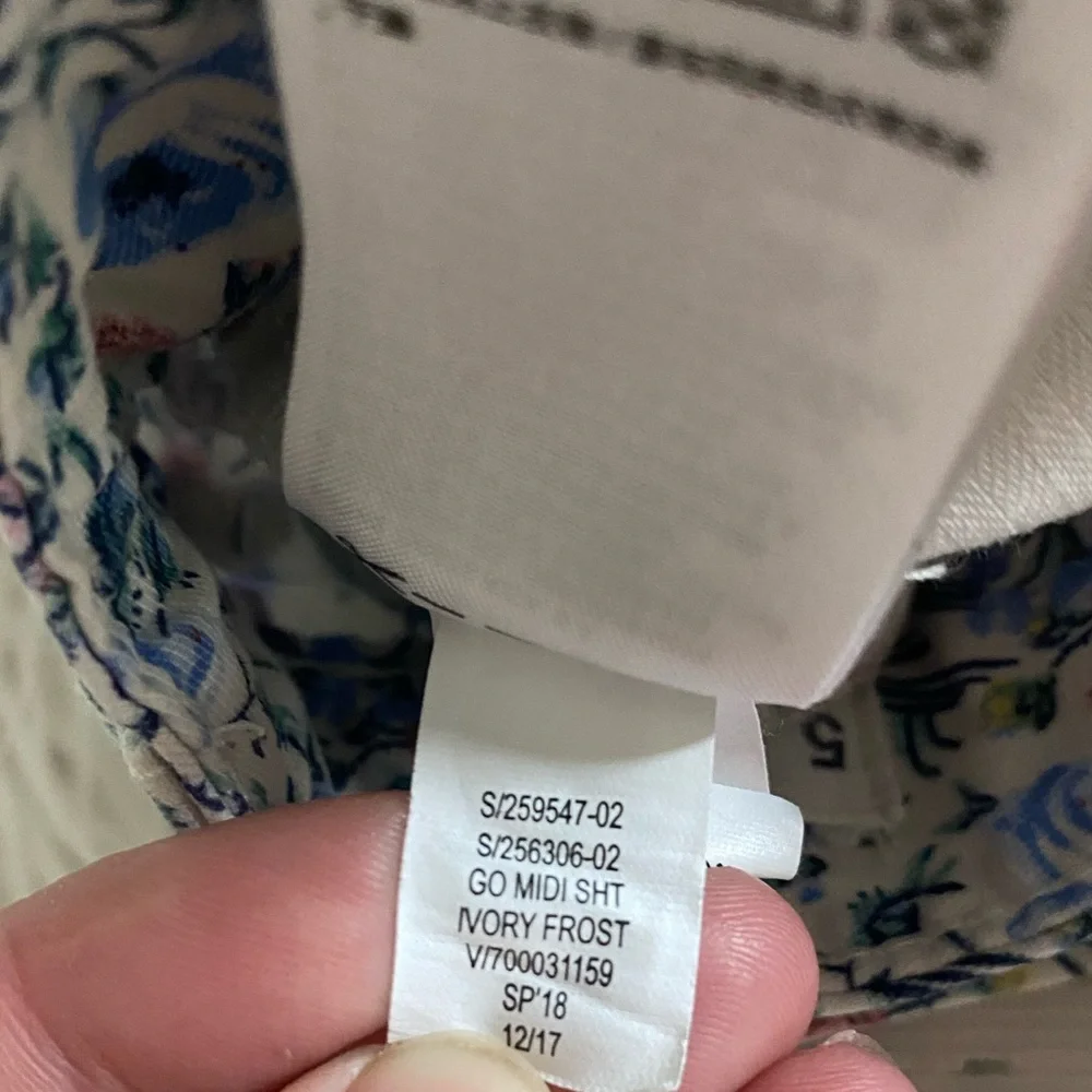 GAP girls floral shirts sz5